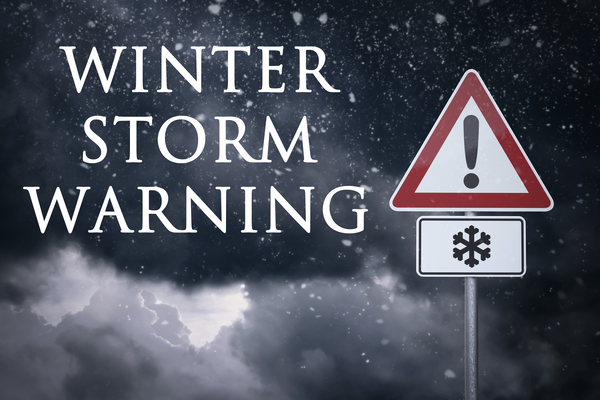 Winter Storm Warning, 6-8 Inches of Snow Forecasted