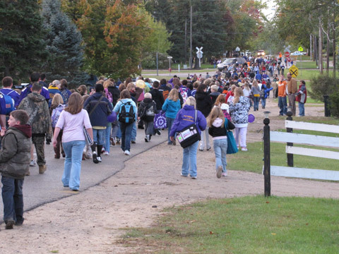 Area Schools To Take Part In "Walk To School Day"