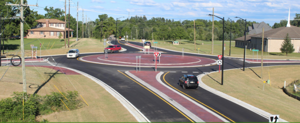 Eight Mile/Currie Road Roundabout Complete