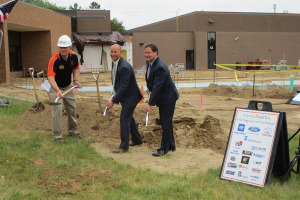 Groundbreaking Held For Brighton High School's New STEAM Center