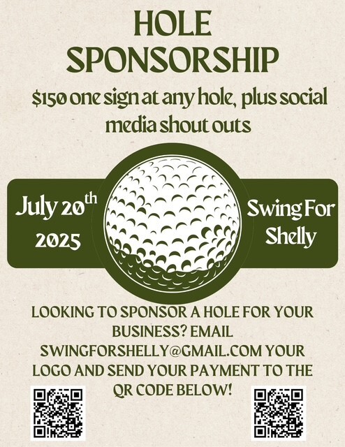 Swing for Shelly Charity Golf Outing July 20