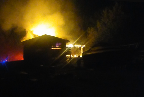 Multiple Departments Battle Blaze In Hamburg Township