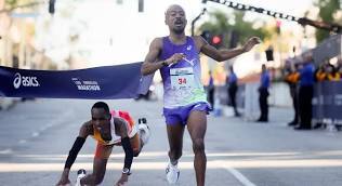 Nathan Martin, Teacher and Coach at Jackson HS Wins LA Marathon