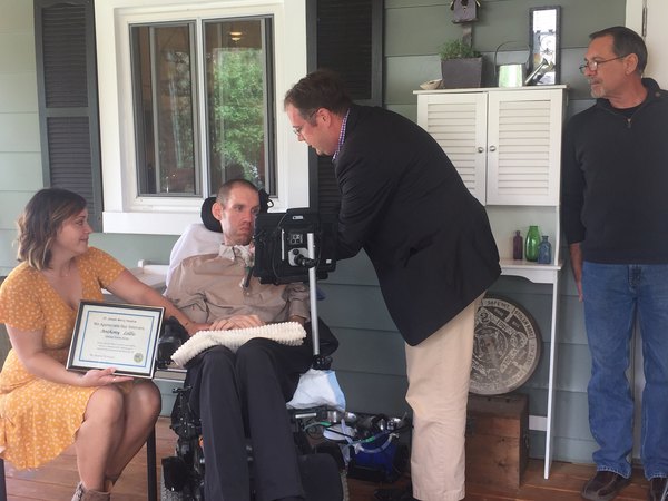 Dual Ceremony Honors Young Veteran In Hospice Care & Veteran Father
