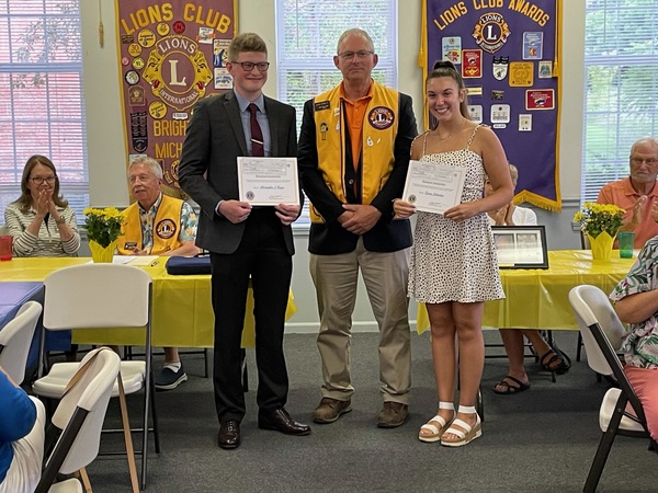 Brighton Lions Club Awards Scholarships To BHS Grads