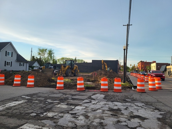 Construction Underway On New Parking Lot In Downtown Howell