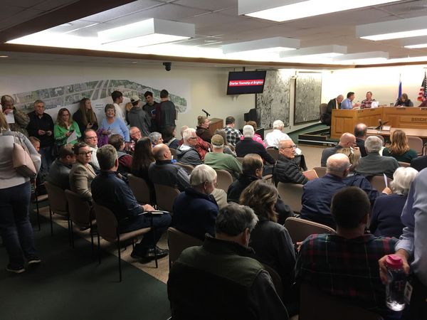 Residents Pack Brighton Twp. Hall To Oppose Gravel Pit Rezoning
