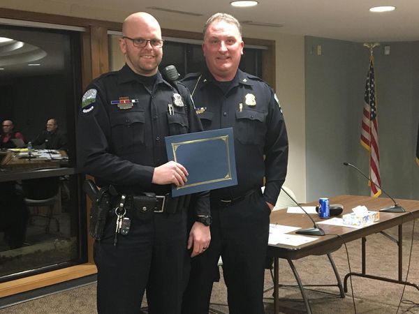 Hamburg Police Officers Recognized For Exceptional Actions