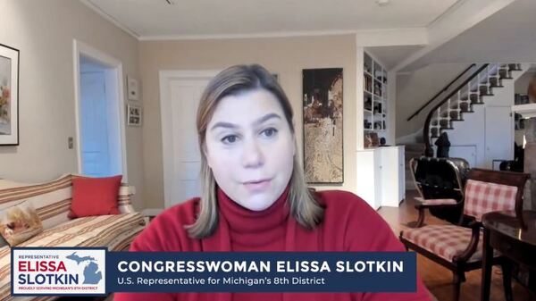 Slotkin Talks World, Local Events At Town Hall Meeting
