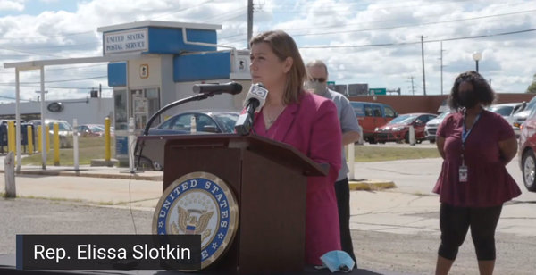 Slotkin Discusses Impact of Disruptions To Postal Service