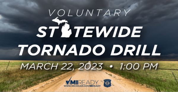 Voluntary Statewide Tornado Drill Today