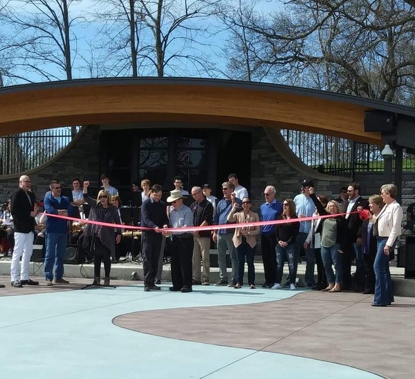 New Amphitheater and Band Shell Dedicated in Downtown Brighton