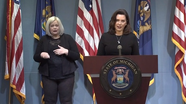 Whitmer Talks Free Tuition, Hazard Pay