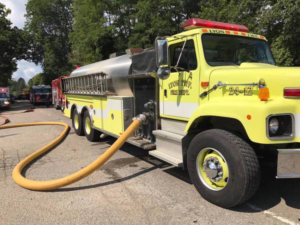 Man Escapes Green Oak Kitchen Fire Through Window