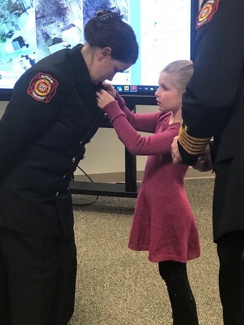 New Putnam Township Fire Lieutenant/Inspector Sworn In