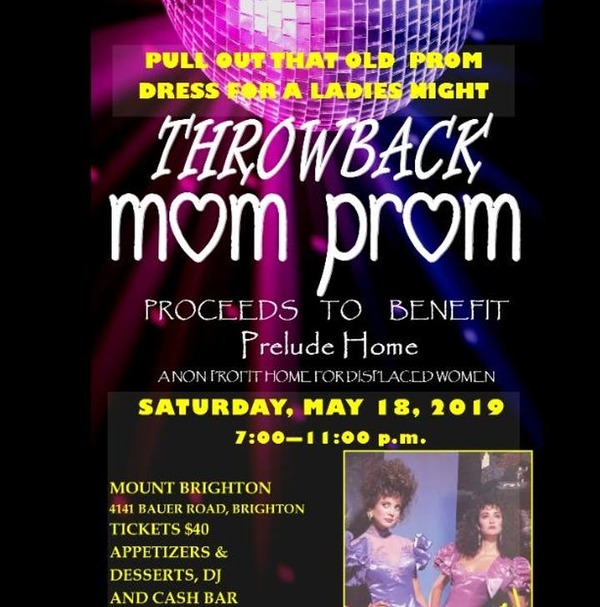 Rescheduled "Mom Prom" To Raise Funds For Displaced Women's Home