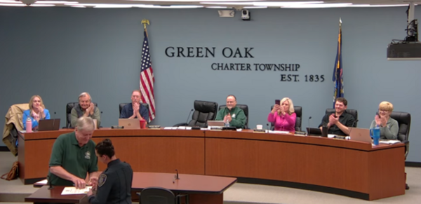 New Green Oak Township Police Chief & Deputy Chief Sworn In