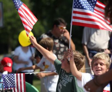 Police Officer Stabbed at Bishop Airport Honored at Fenton Parade