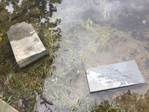Gravestone Discovery In Briggs Lake Prompts Questions