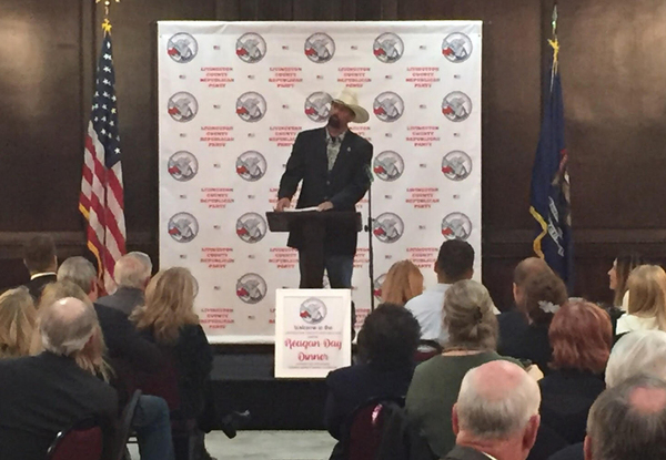 Former Sheriff David Clarke Delivers Keynote At Republican Fundraiser