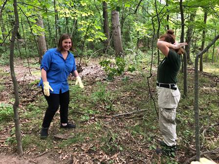 Rep. Slotkin AmeriCorps Member For The Day At Howell Nature Center