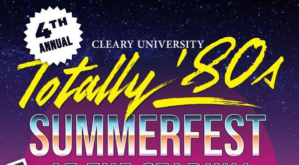Cleary University To Host “A Totally 80s” Summerfest Party