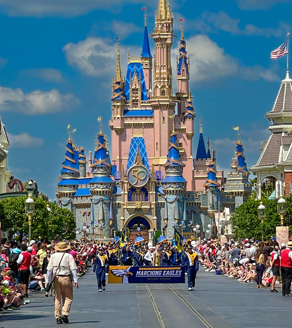 Hartland Marching Band & Choir Perform At Disney World