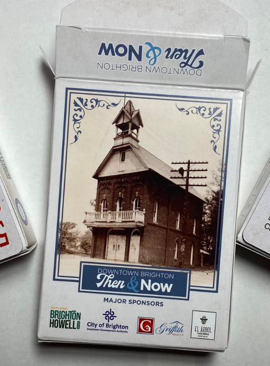 Brighton Area Historical Society Issues "Then & Now" Playing Cards