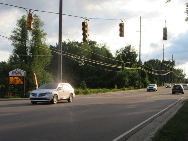 Brighton Woman Wants Traffic Signal Near High School Entrance