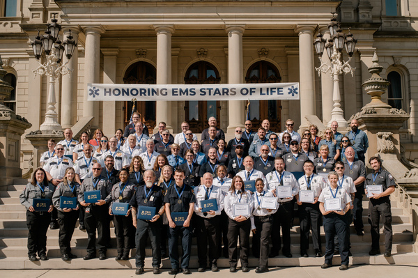Livingston EMS Providers Honored As “Michigan Stars Of Life” During Capitol Ceremony
