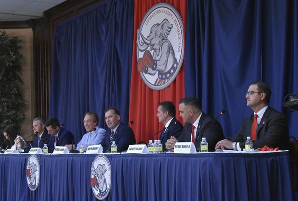 Packed House For First GOP Gubernatorial Debate