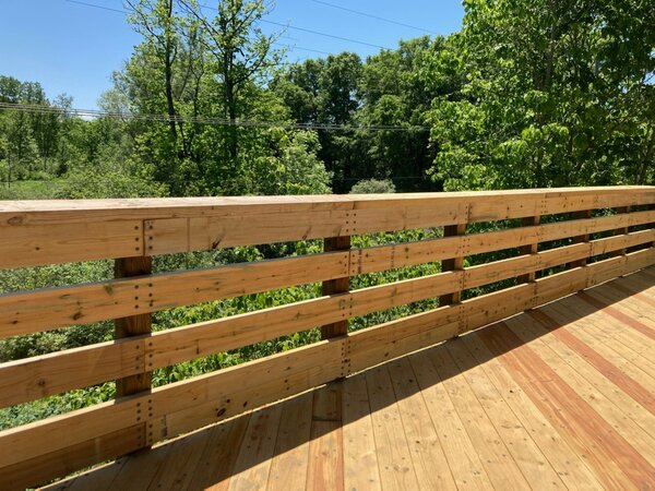 Construction On Hay Creek Pedestrian Bridge Complete