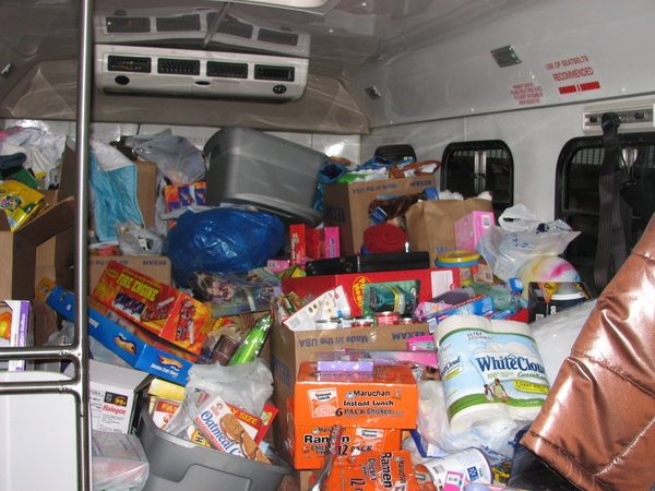 Stuff The Bus & Stuff The Blue Goose At Howell Walmart Friday
