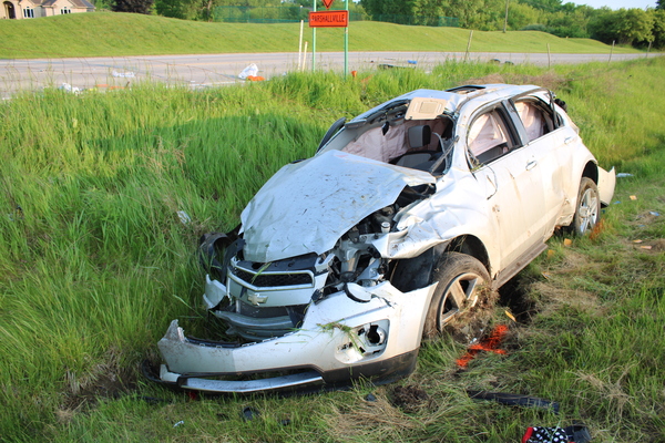 LCSO: Two Flint Men Critical Following Rollover Crash on US 23