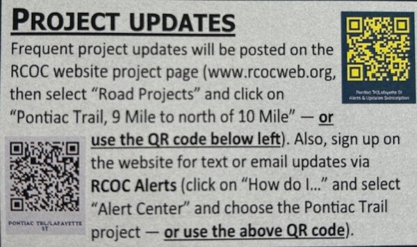 Work on South Lyon's Pontiac Trail/Lafayette Street to Begin May 11