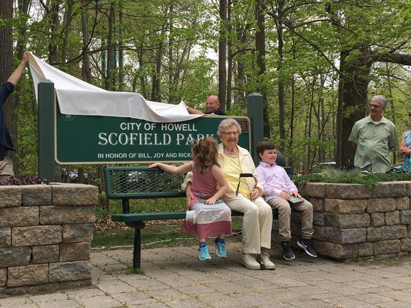 New Scofield Park Sign Unveiled At Dedication Ceremony