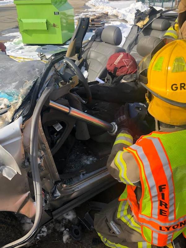 Lyon Township Fire Crews Take Part In Extrication Training