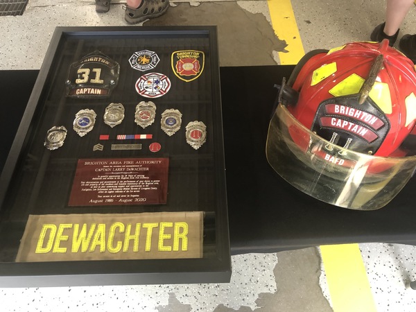 BAFD Captain Hangs Up His Helmet After 34 Years