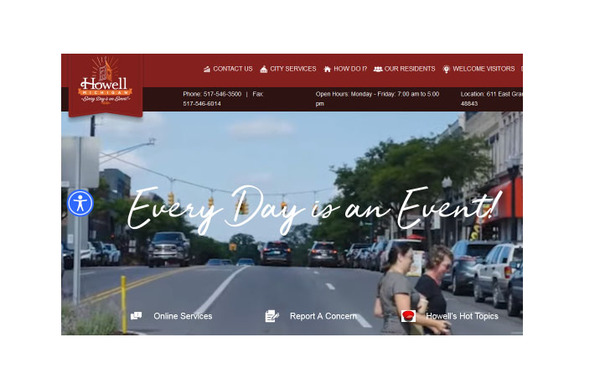 City Of Howell Debuts New Website