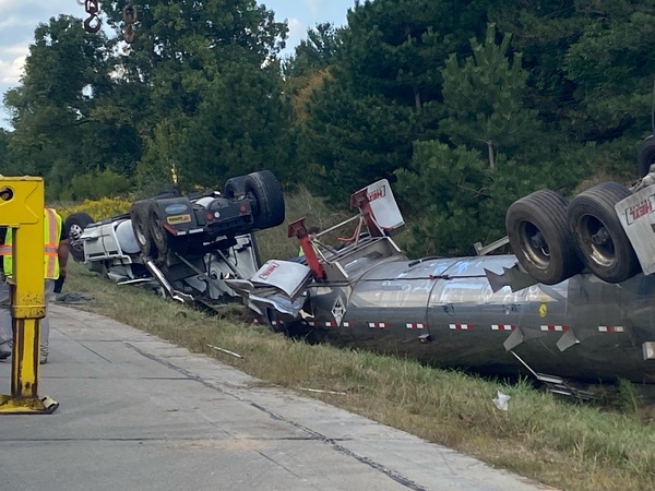 No Environmental Issues Result From Overturned Tanker On US-23
