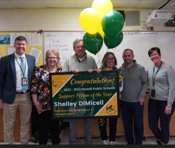 Howell Public Schools Names Support Person of the Year