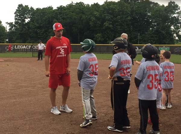 Red Wings Goalie Jimmy Howard Holds Home Run Derby Benefit in Brighton