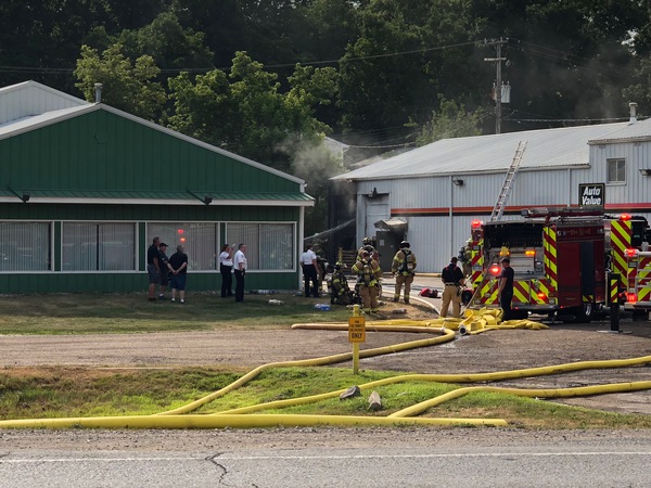 Crews Battle Blaze At Auto Parts Store In Brighton