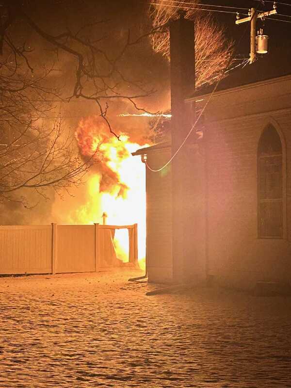 Crews Prevent Fire Spread To Historic Church In Hamburg