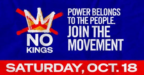 "No Kings" Protest In Downtown Howell