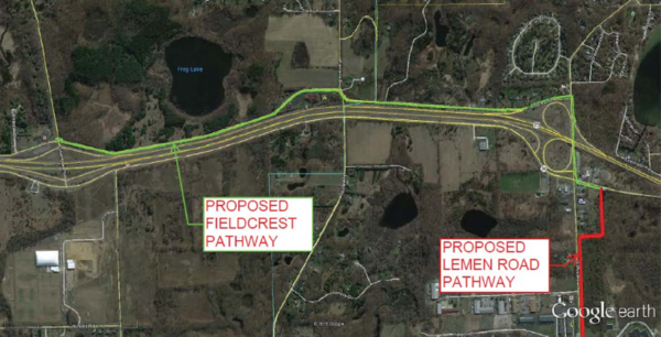 Informational Meeting To Be Held For Green Oak's Fieldcrest Pathway Project