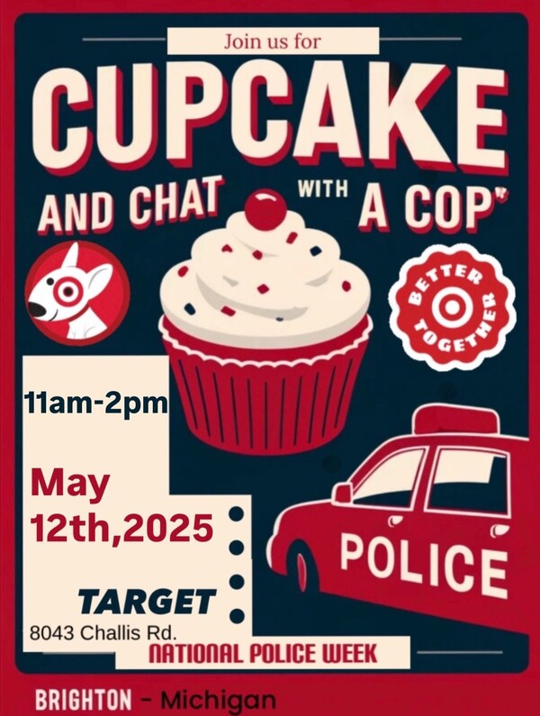 Brighton's Cupcake With a Cop Kicks Off National Police Week