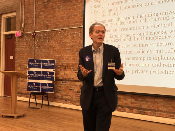 Democrat For Congress Talks Health Care, Gun Control, More At Town Hall Meeting