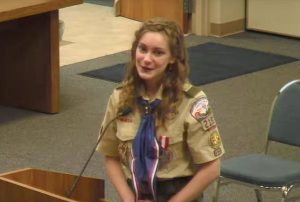 Hartland Teen Honored As County's First Female Eagle Scout