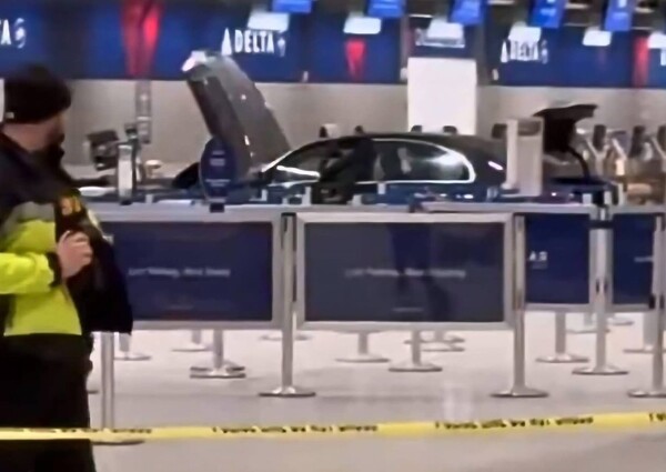 Six Injured When Man Drives Car Into Detroit Metro Airport Lobby